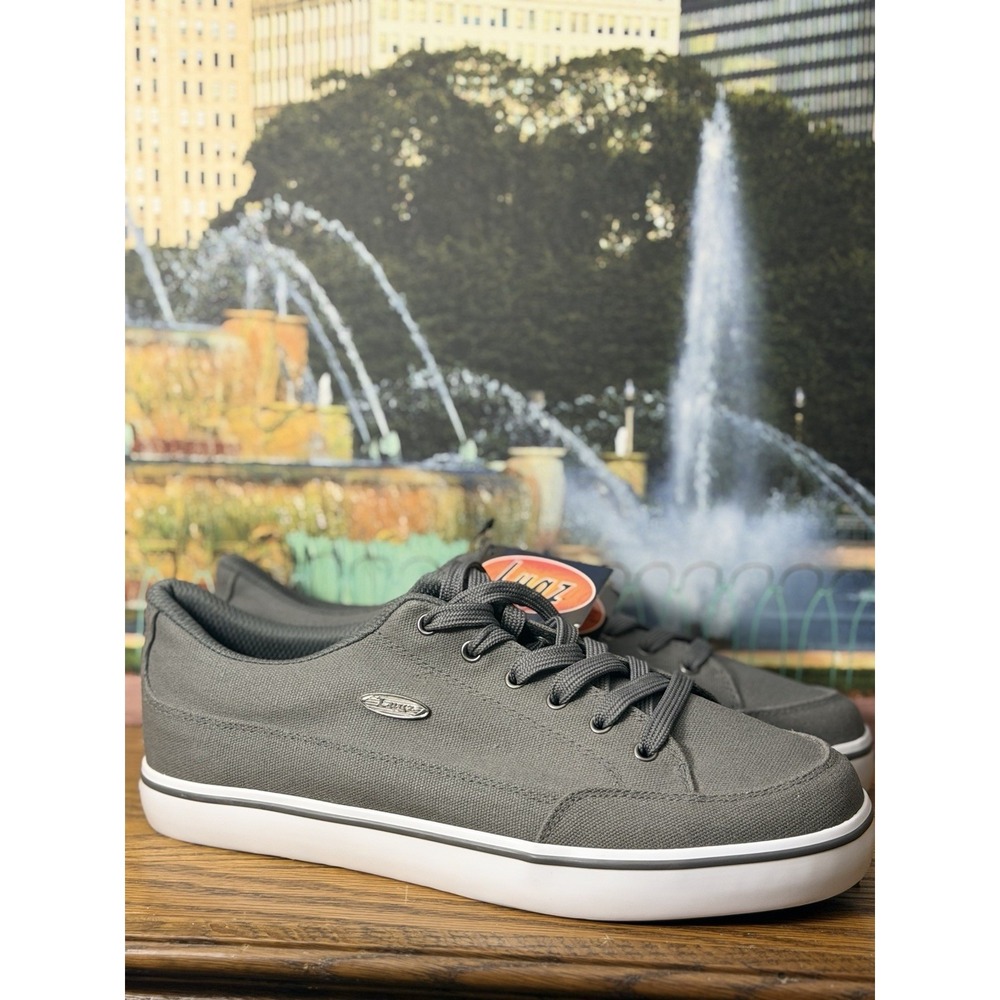 Men's Shoes Lugz Canvas Low Sneakers Gray size 10.5 lace up MCOLCC-011